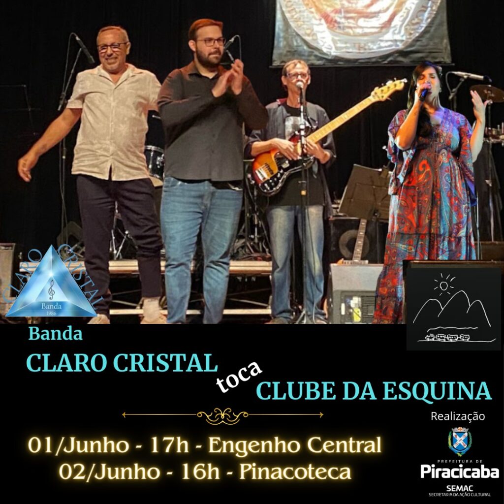 Banda Claro Cristal toca Clube da Esquina