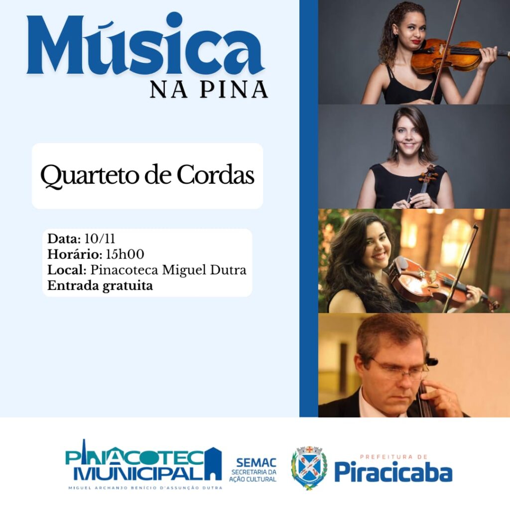 Musica na Pina: Quarteto de Cordas