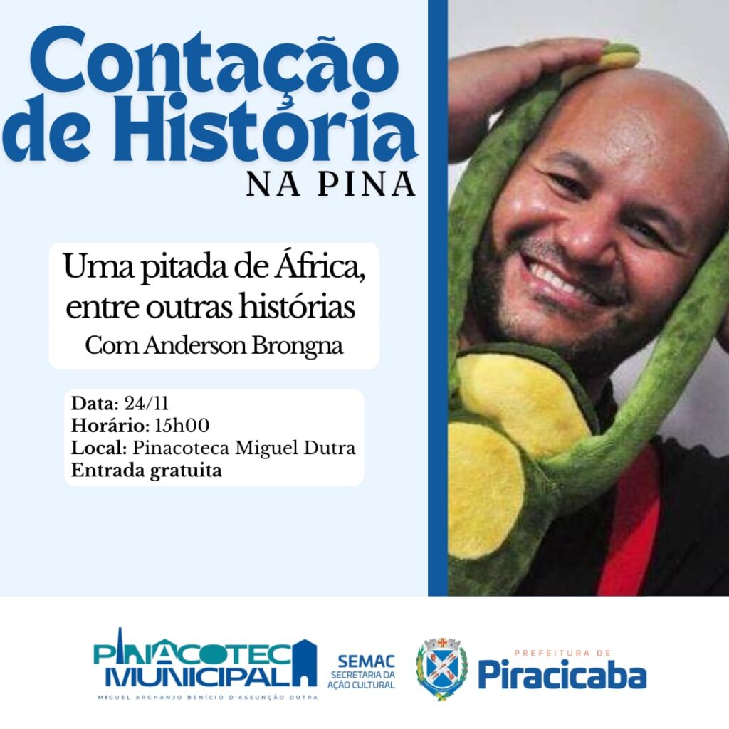 Contação de História na Pina com Anderson Brongna